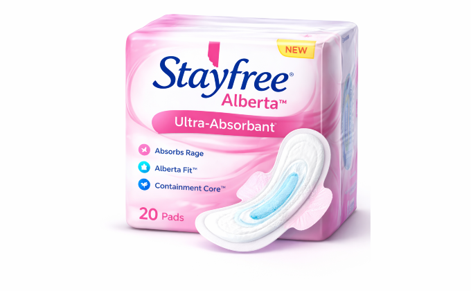 StayFree Alberta Ultra-Absorbent